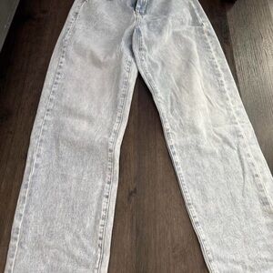 SHEIN Men's Ash Gray Straight Jeans